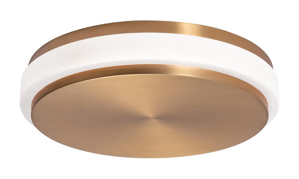 Eris 14'' LED Flush Mount,120-277V,26W,5 CCT,LB