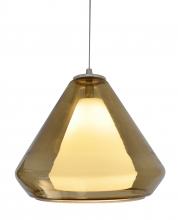 AFX Lighting, Inc. AGP500L40D1SNBR - Armitage LED Pendant - 4000K - 120V - Satin Nickel - Brown