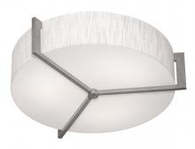 AFX Lighting, Inc. APF1214LAJUDWG-JT - Apex 14'' LED Ceiling - Weathered Grey Finish - Jute Shade