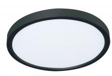 AFX Lighting, Inc. EGRF1216L30D1BK - Edge 12" Round LED Flush Mount