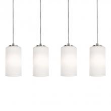 AFX Lighting, Inc. LEOP04MBSNLNR4 - Leo 36'' 4 Light Linear Pendant - SN