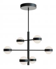 AFX Lighting, Inc. VRNP3X6LAJUDBK - Verona 6 Light LED Pendant,120-277V,60W,5 CCT,BK