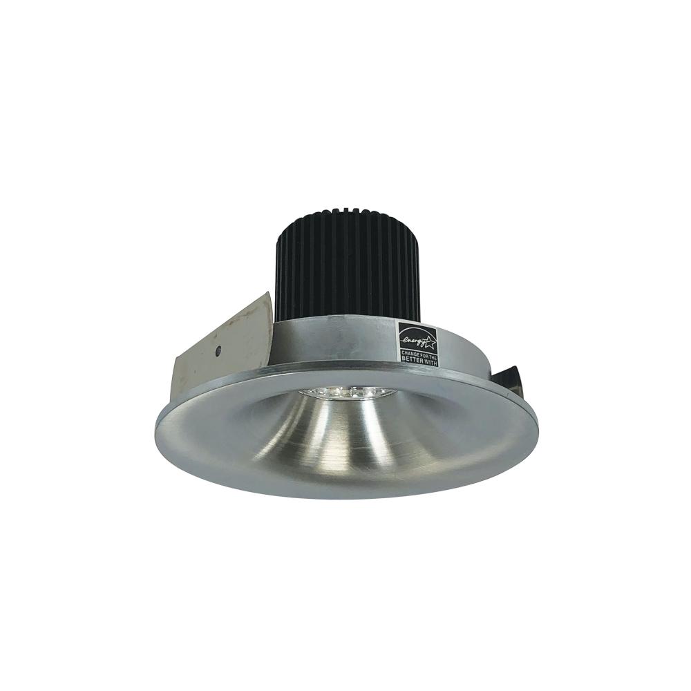 4" Iolite LED Round Bullnose, 1000lm / 14W, 4000K, Natural Metal Finish