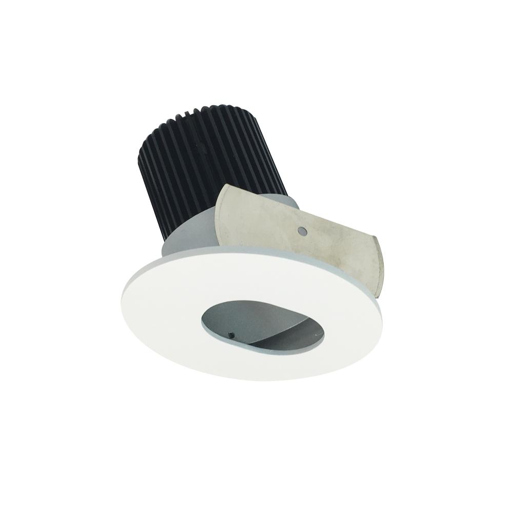 2" Iolite LED Round Adjustable Slot Aperture, 10-Degree Optic, 650lm / 12W, 3500K, Matte Powder