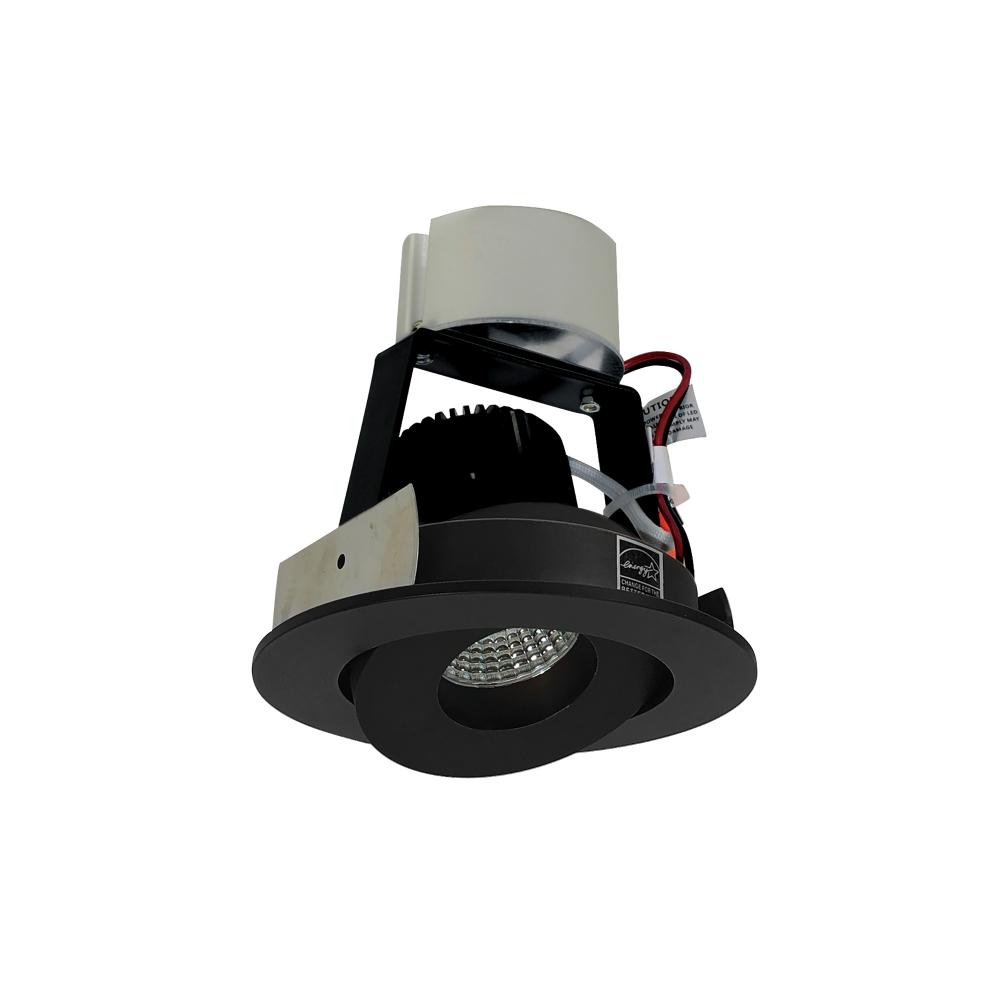 4" Iolite LED Round Adjustable Gimbal Retrofit, 800lm / 12W, Comfort Dim, Black Finish