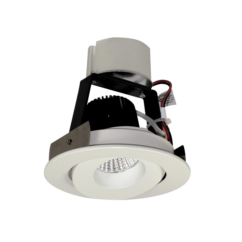 4" Iolite LED Round Adjustable Gimbal Retrofit, 1000lm / 12W, 4000K, White Finish