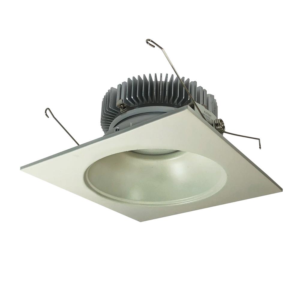 6" Cobalt Dedicated High Lumen Square/Round, 1500lm, 4000K, White Reflector / White Flange