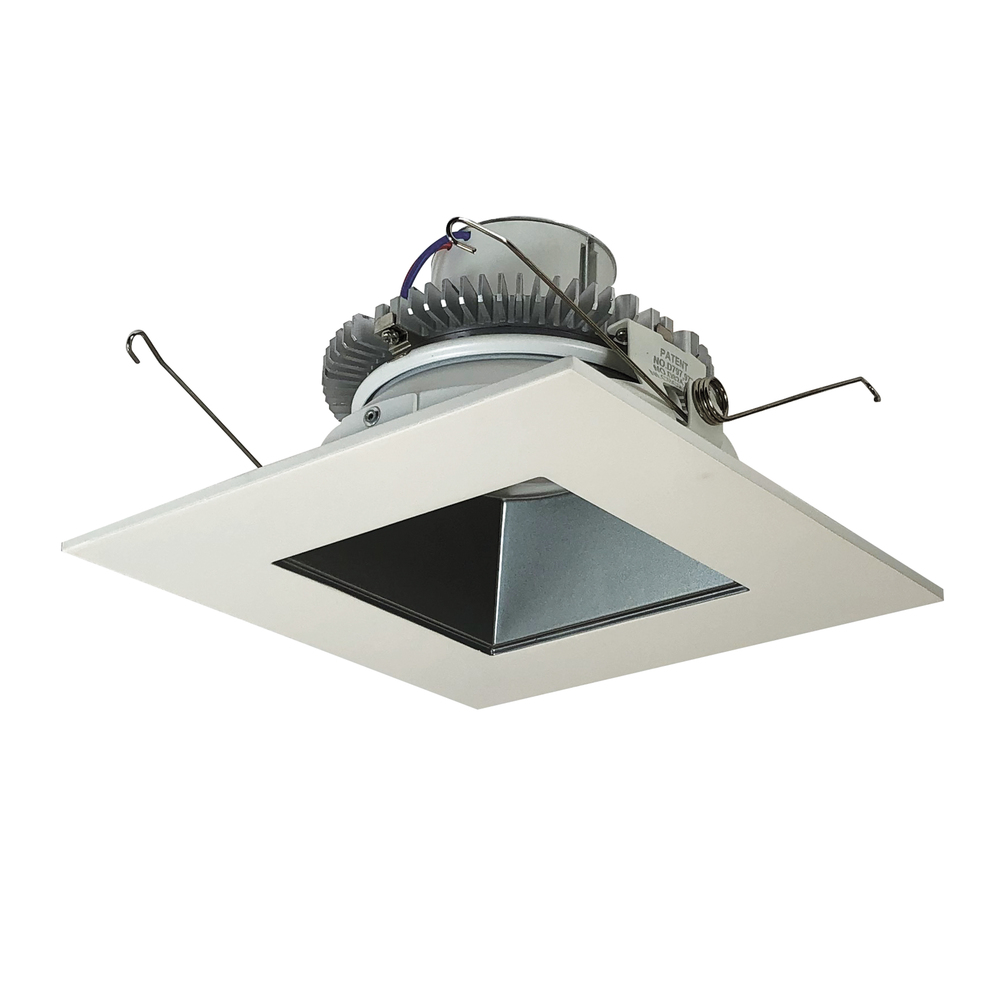 6" Cobalt Click Square Retrofit Reflector with Square Aperture, 1000lm / 12W, 3000K, Pewter