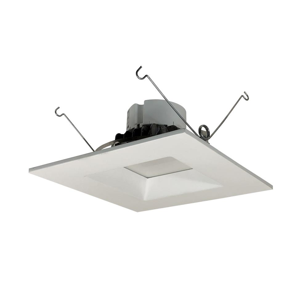 6" Onyx Square LED Retrofit Reflector, 1200lm / 17.5W, 2700K, White finish