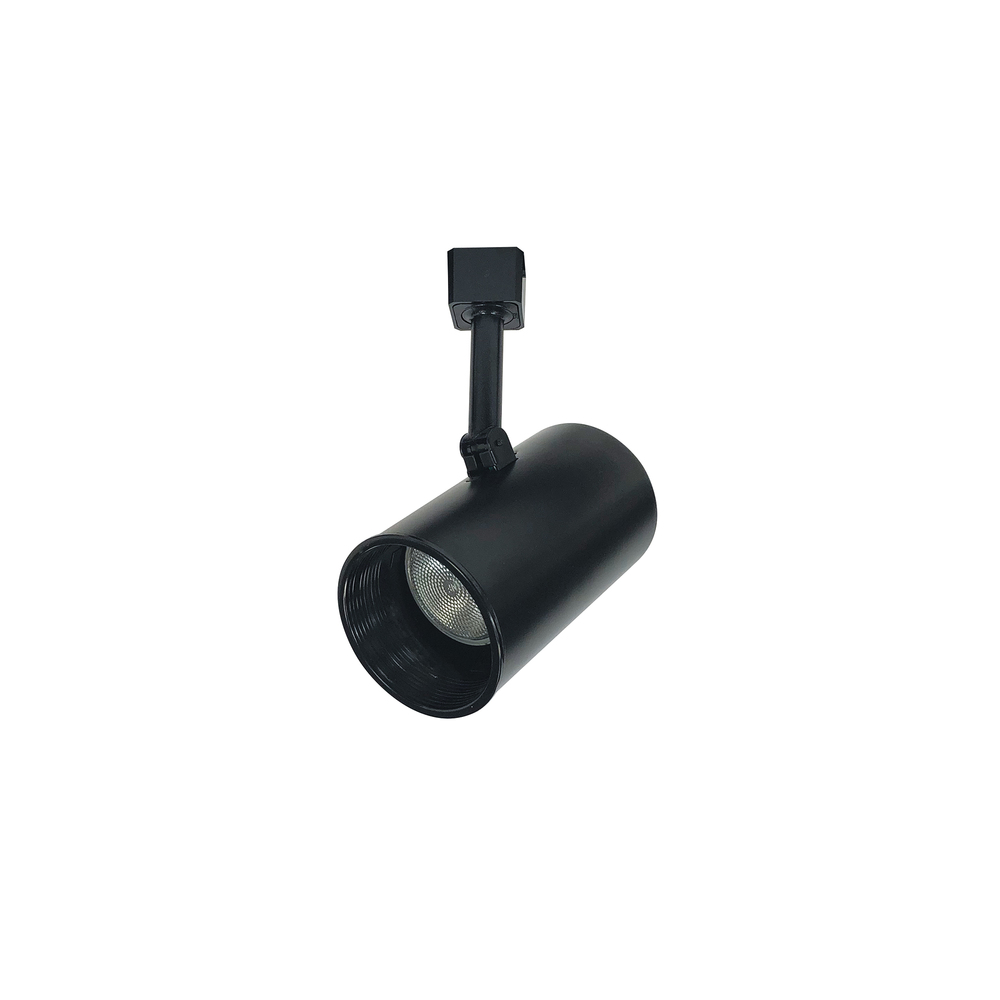 R20/PAR20 Black Flatback Cylinder with Black Baffle, J-Style Adapter