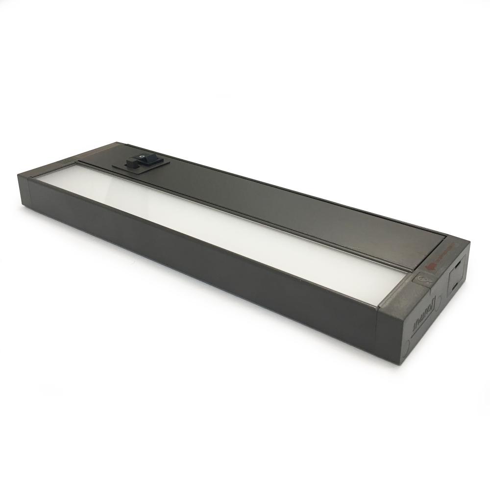 8" LEDUR Tunable White LED Undercabinet, 3000/4000/5000K, Bronze