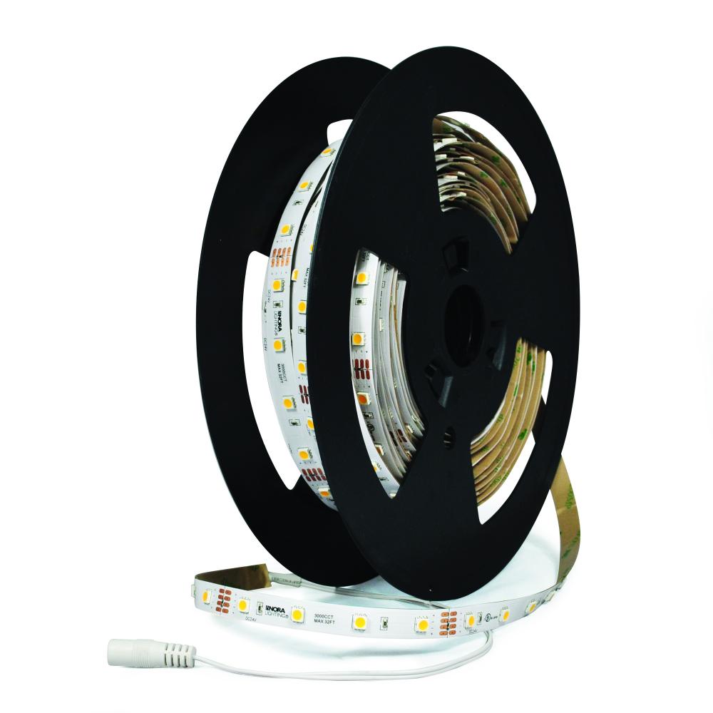 Hy-Brite 20' 24V Continuous LED Tape Light, 375lm / 4.25W per foot, 2700K, 90+ CRI