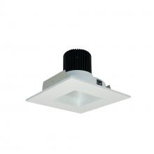 Nora NIO-4SNDSQ27QMPW - 4" Iolite LED Square Reflector with Square Aperture, 10-Degree Optic, 800lm / 12W, 2700K, Matte