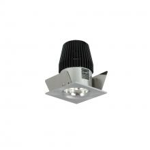 Nora NIOB-1SNB40XNN - 1" Iolite LED BWF Square Bullnose, 600lm, 4000K, Natural Metal Reflector / Natural Metal Flange