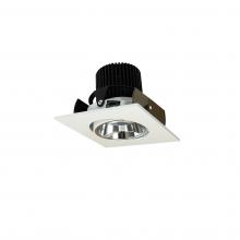 Nora NIOB-2SC35QMPW - 2" Iolite LED Square Adjustable Cone Reflector, 10-Degree Optic, 800lm / 12W, 3500K, Matte