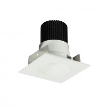 Nora NIOB-2SNDC27QMPW - 2" Iolite LED Square Reflector with Round Aperture, 10-Degree Optic, 800lm / 12W, 2700K, Matte