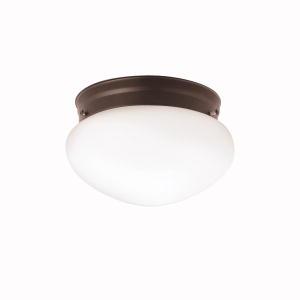 Ceiling Space 7.5" 1 Light Flush Mount Olde Bronze® (12 pack)