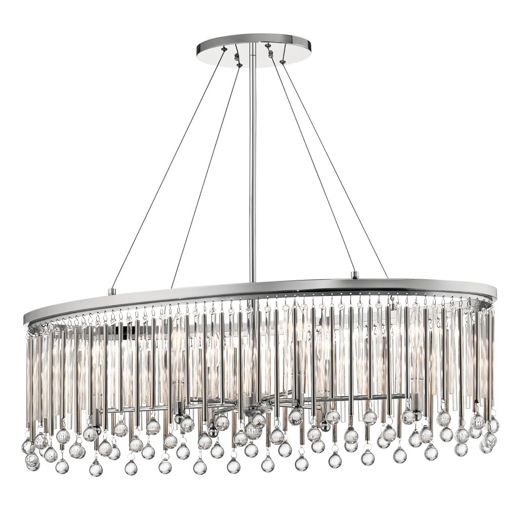 Oval Chandelier/Pendant 6Lt