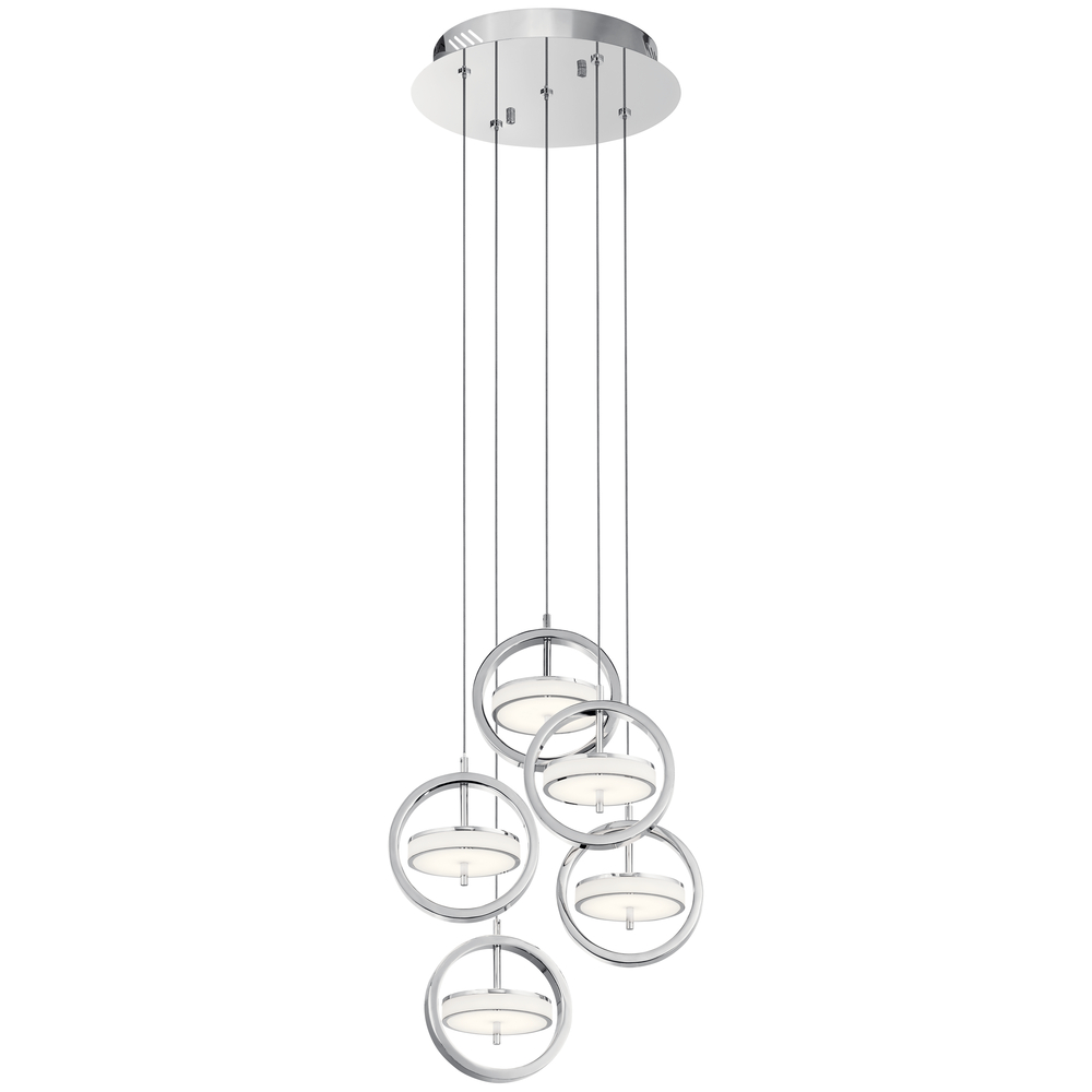 Baylin™ 5 Light Pendant Cluster Chrome