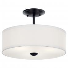 Kichler 43675BK - Semi Flush 3Lt