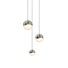 Sonneman 2914.13-AST - 3-Light Round Assorted LED Pendant