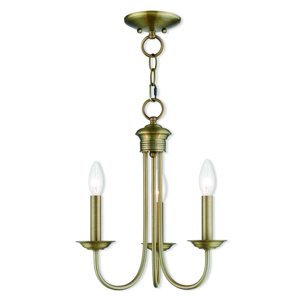 3 Lt AB Mini Chandelier