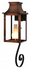 The Coppersmith MS19E-HSI-BS - Market Street 19 Electric-Hurricane Shade-Bottom Scroll