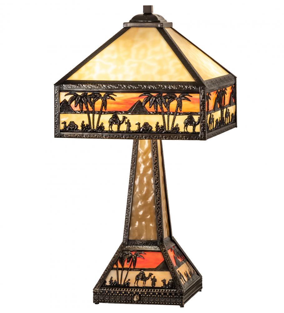 26" High Camel Mission Table Lamp