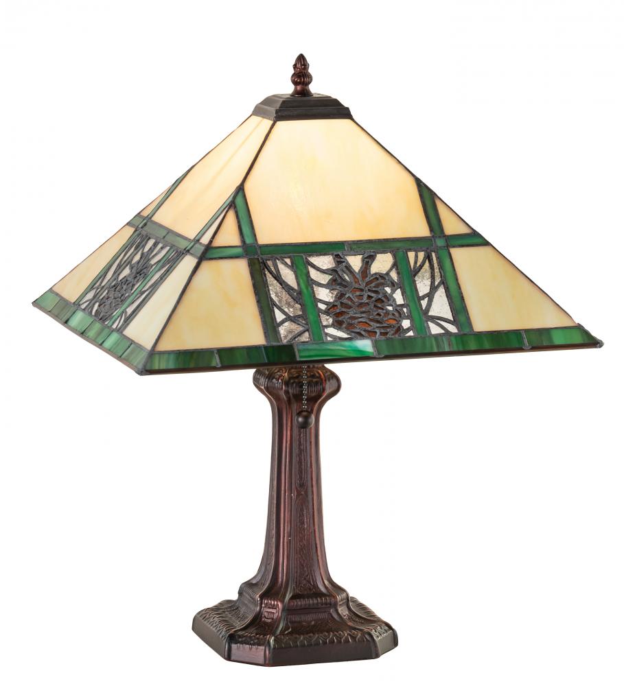 19" High Pinecone Ridge Table Lamp