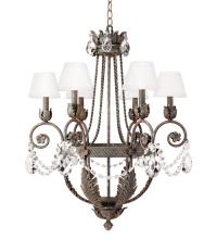 Meyda Blue 115984 - 26" Wide Antonia 6 Light Chandelier