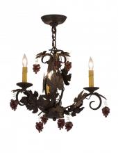 Meyda Blue 117174 - 18"W Vineyard 3 LT Chandelier