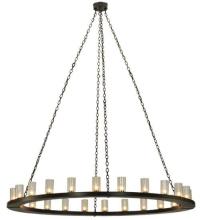 Meyda Blue 136072 - 72"W Loxley 24 LT Chandelier