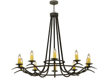 Meyda Blue 137894 - 58"W Octavia 10 LT Chandelier