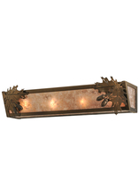 Meyda Blue 14210 - 24"W Oak Leaf & Acorn Vanity Light