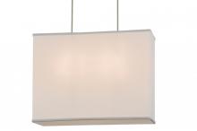 Meyda Blue 147803 - 20"L Quadrato Oblong Pendant