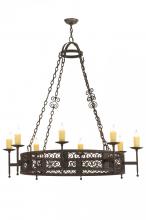 Meyda Blue 149198 - 48"W Toscano 8 LT Chandelier