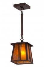 Meyda Blue 163124 - 7"Sq Prairie Loft Pendant