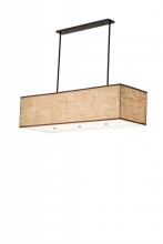 Meyda Blue 163750 - 59"L Quadrato Lounge Oblong Pendant