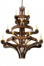 Meyda Blue 183606 - 48"W Castilla 16 LT Three Tier Chandelier