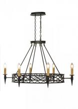 Meyda Blue 18600 - 43" Wide Topridge 6 Light Chandelier