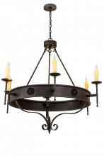 Meyda Blue 187705 - 48"W Lorenzo 6 LT Chandelier