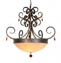 Meyda Blue 200730 - 36" Wide Serratina Chandelier