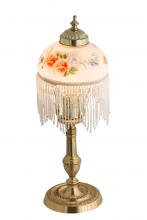 Meyda Blue 202647 - 6" Wide Roussillon Rose Bouquet Table Lamp
