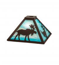 Meyda Blue 241288 - 11.5" Square Lone Animals Shade