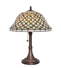 Meyda Blue 251312 - 19" High Diamond & Jewel Table Lamp