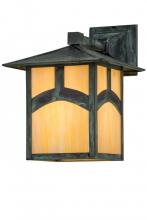 Meyda Blue 39414 - 9"W Seneca Hill Top Solid Mount Wall Sconce