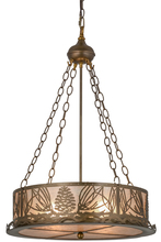 Meyda Blue 50124 - 16" Wide Mountain Pine Inverted Pendant