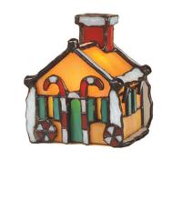 Meyda Blue 82175 - 4.5" High Gingerbread House Accent Lamp