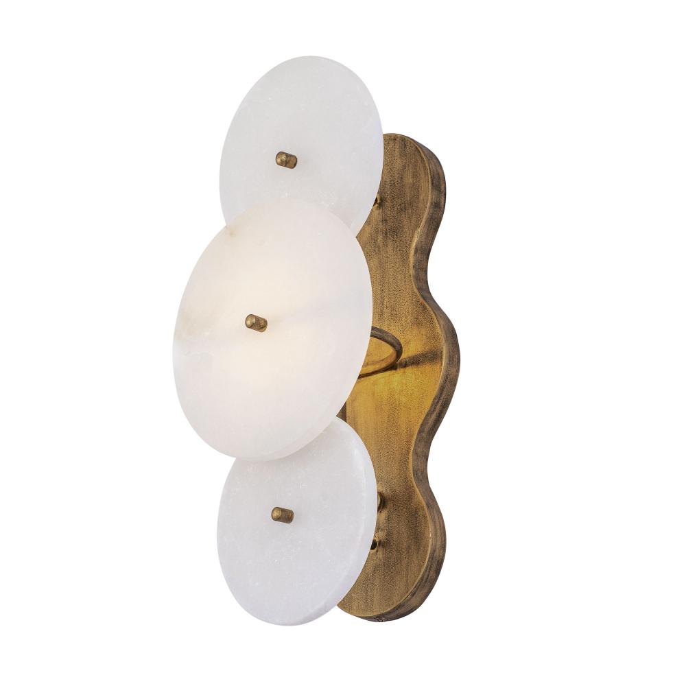 Cosmos 1-Lt Sconce - Havana Gold