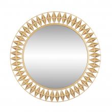 Varaluz 342A01FG - Forever Round Mirror - French Gold